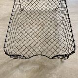 Vintage wire storage bin