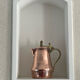 Copper and bronze kettle