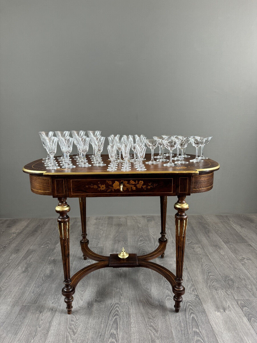 Service of 54 crystal glasses from Saint Louis, Cerdagne model, 20th century.