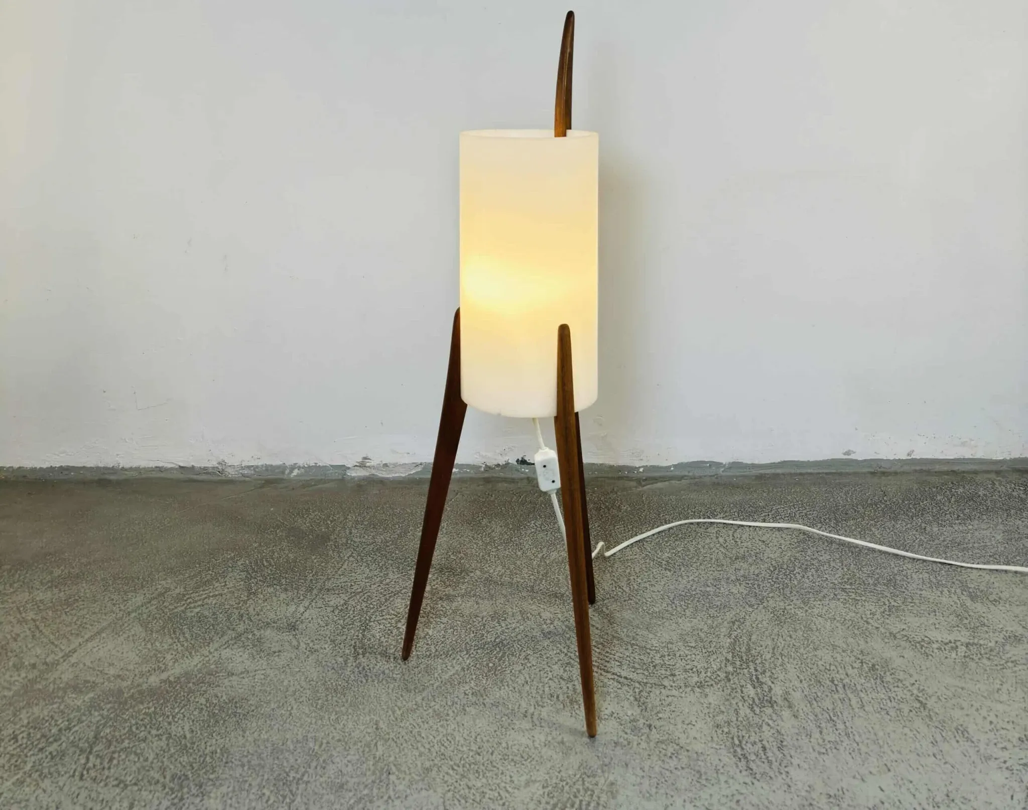 Model 308 Floor Lamp By Uno & Östen Kristiansson For Luxus, Sweden, 1960S