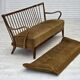 1960s, Danish design by Alfred Christensen, 2-seater sofa, furniture velour