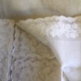 Ceremonial tablecloth in white organza