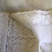 Nappe de cérémonie en organza blanc