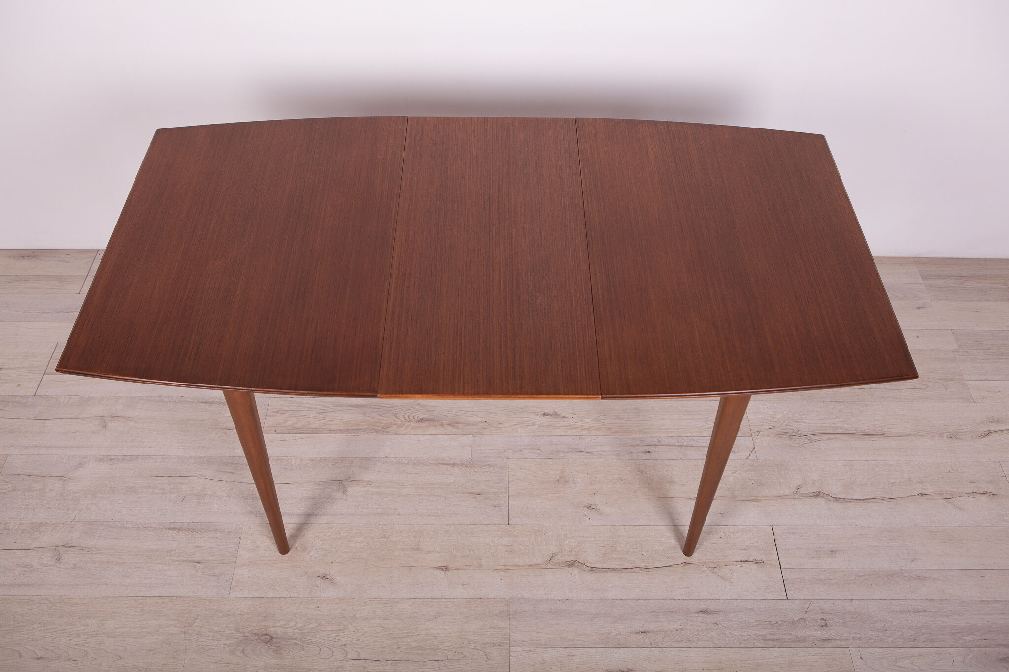 Teak extendable dining table from mcintosh, 1960