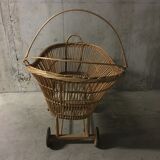 Cradle 60s rattan