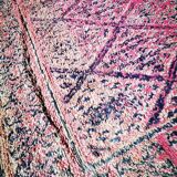 Tapis berbère Beni Mguild Red Seventies 4m sur 2m10