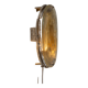 Oval wall light in glass, brass and aluminum No.11