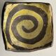 Ashtray in raku, circa 1990/2000