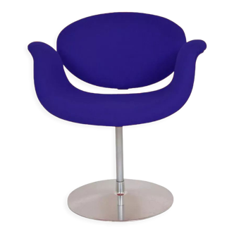 Blue tulip armchair Pierre Paulin for Artifort