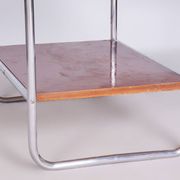 Bauhaus Side Table in Chrome-Plated Steel, 1930s