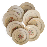 Amandinoise flowered dinner plates