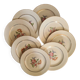 Amandinoise flowered dinner plates