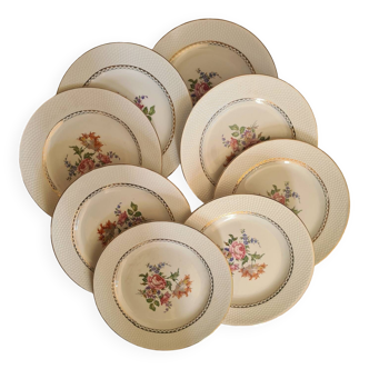 Amandinoise flowered dinner plates