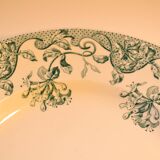 Set of 5 plates Earth iron décor Honeysuckle