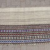 Tapis de table turc kilim 72x227