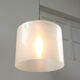 Italian vintage plexiglass pendant lamp, 80s