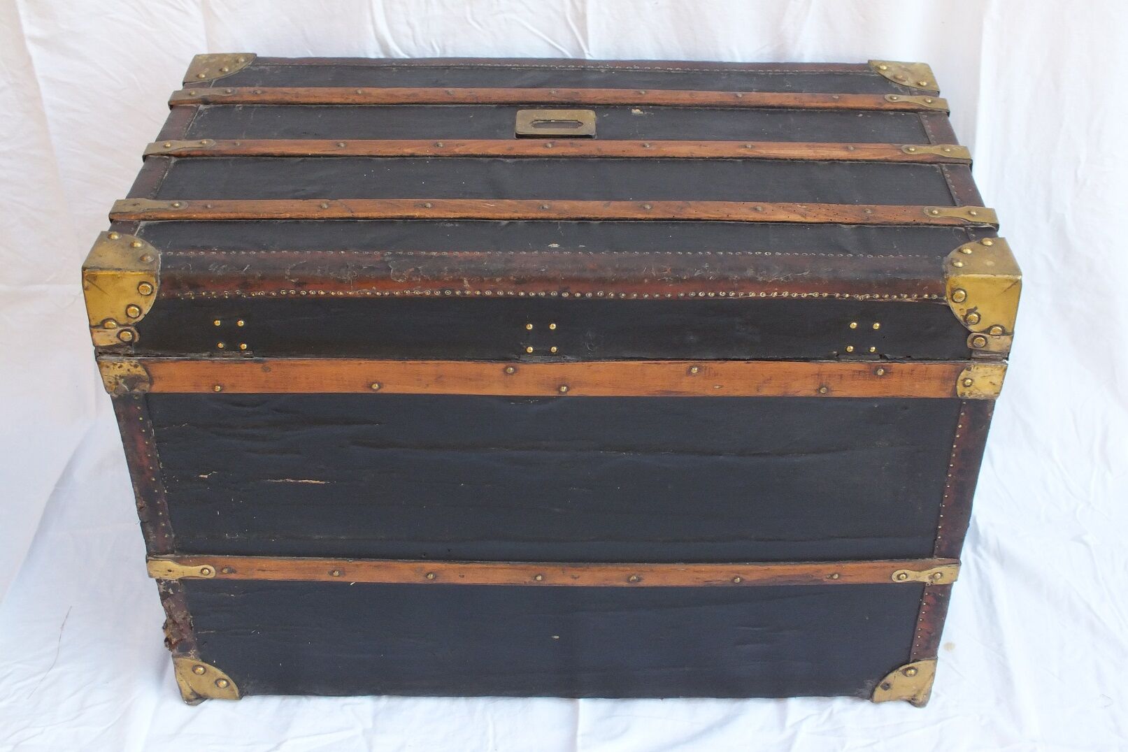 Old travel trunk