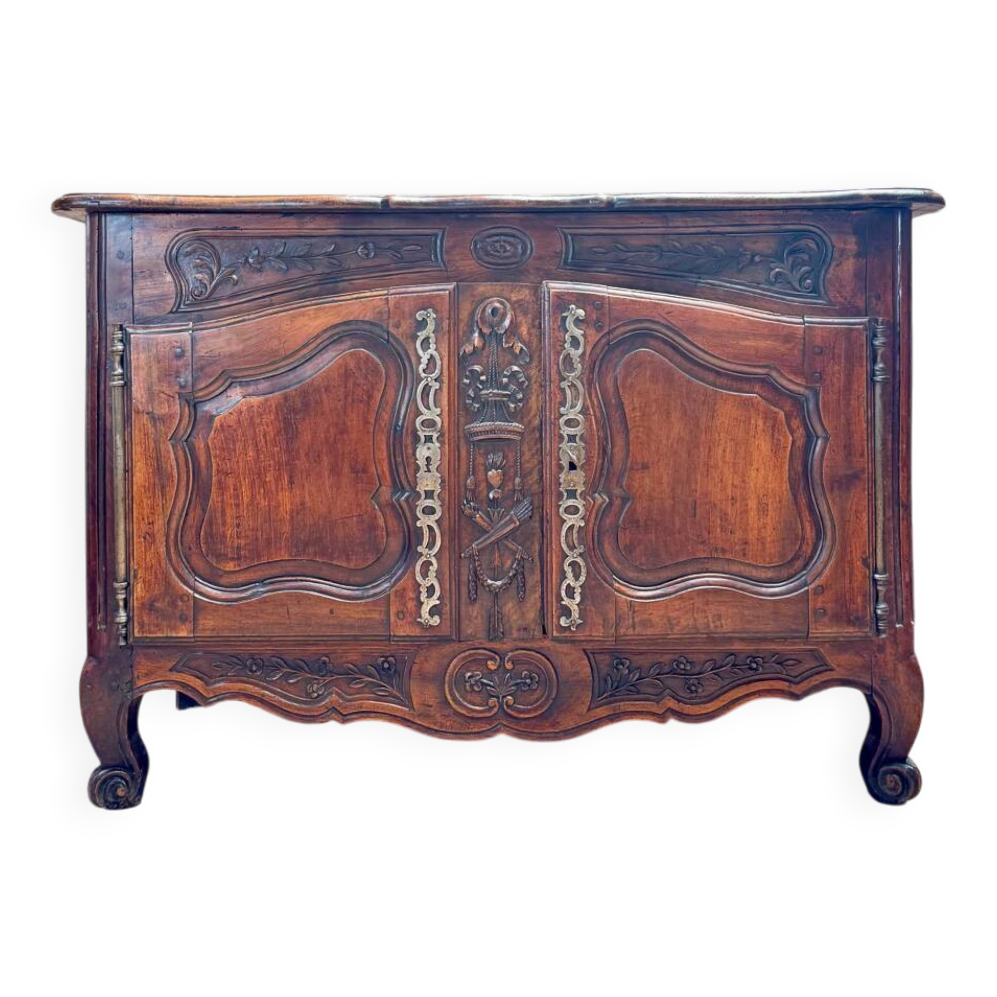 Buffet provençal en noyer d’époque Louis XV XVIII