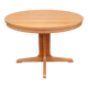 Extendable round table in elm