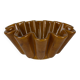 Ocher ceramic cake dish