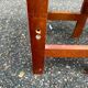 Pair of bar stools / central island in solid wood (H 59 cm)