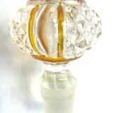 Baccarat perfume bottle, yellow eds and diamond tips