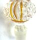 Baccarat perfume bottle, yellow eds and diamond tips