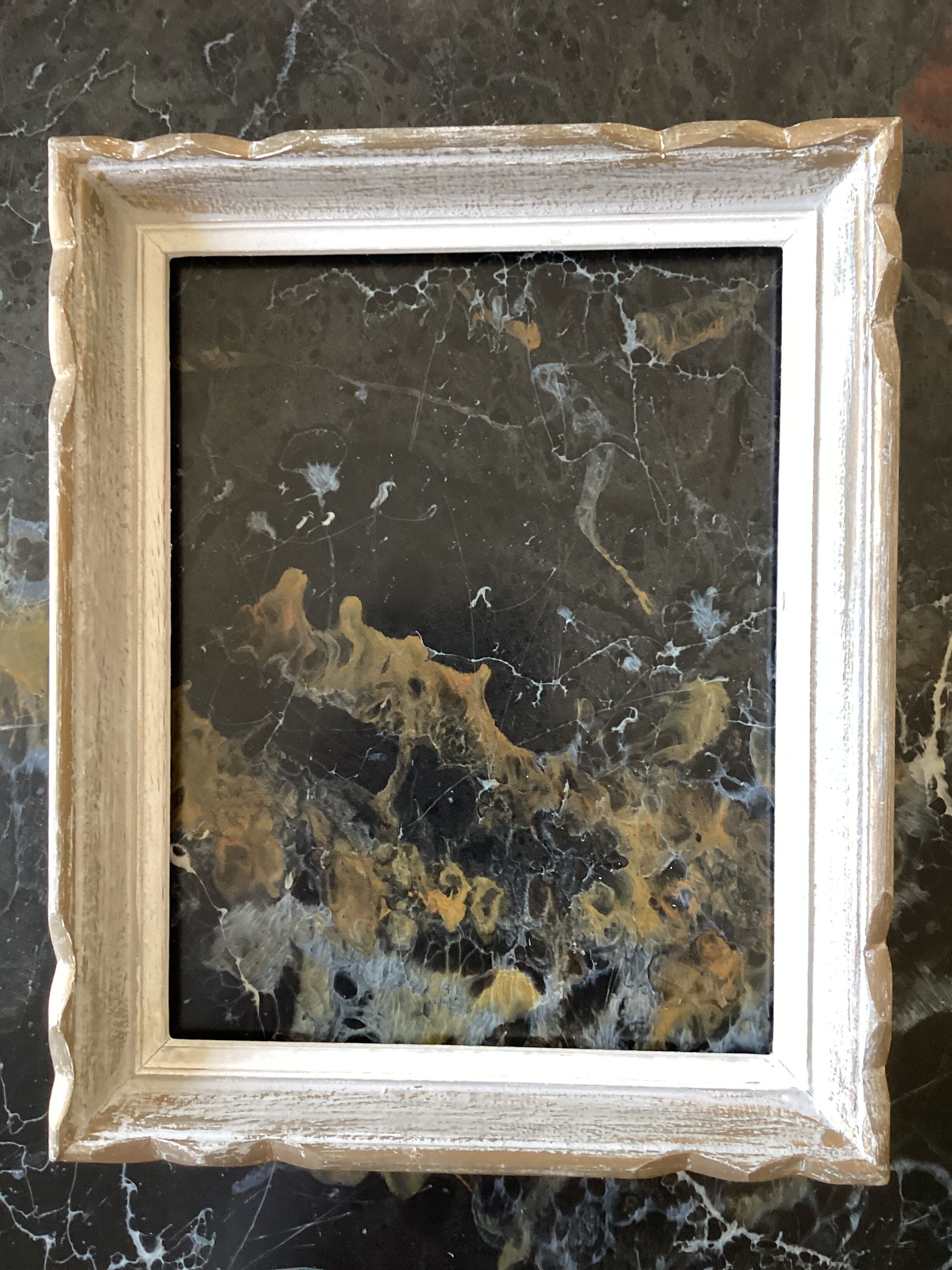 Pair of vintage wooden wall frames dimension: height -41cm- width and -33cm- depth -4cm-