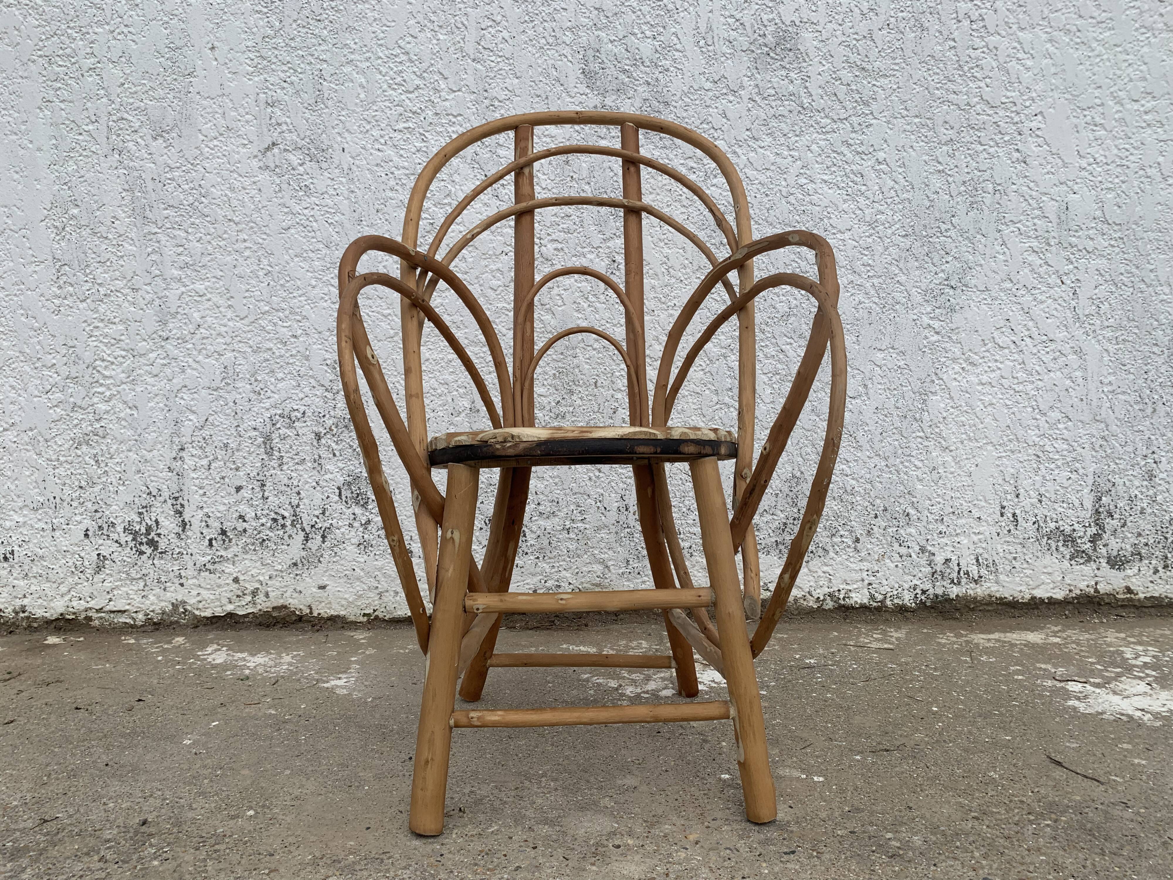 Chestnut armchair