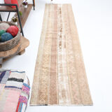 2x9 narrow vintage runner rug, 282x70cm