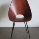 Vittorio Nobili for Fratelli Tagliabue Italian Medea dining chairs, 1950s