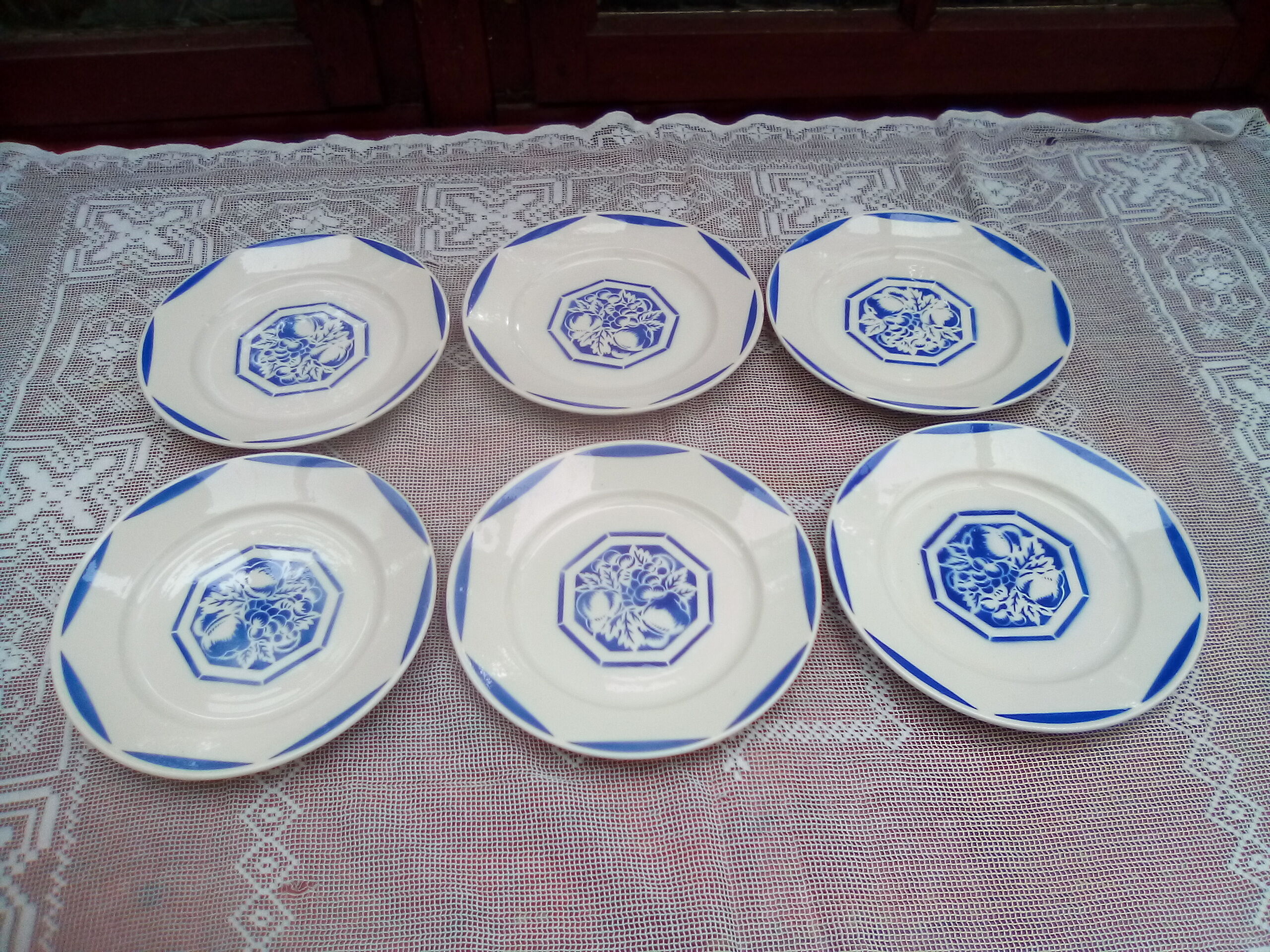 6 flat plates Fructidor KG Lunéville