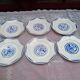 6 flat plates Fructidor KG Lunéville