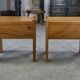 Paire de chevets en orme pour Maison REGAIN 1970’s