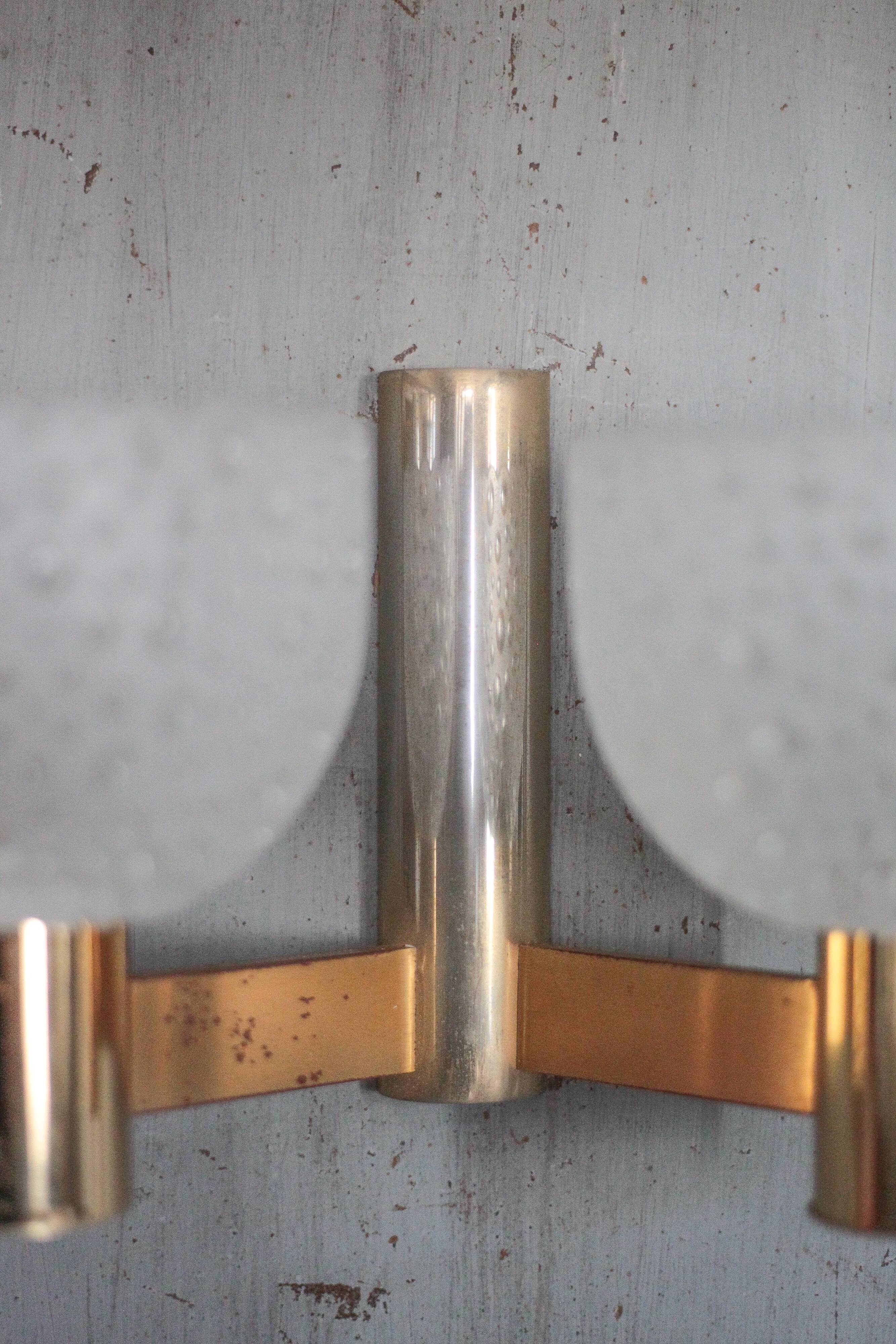 vintage wall light, golden metal and bubbled glass wall sconce, lighting, decor