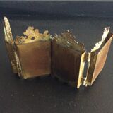 Old brass photo frame