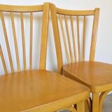 Pair of vintage Baumann bistro chairs