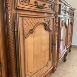 Bahut en merisier massif 4 portes