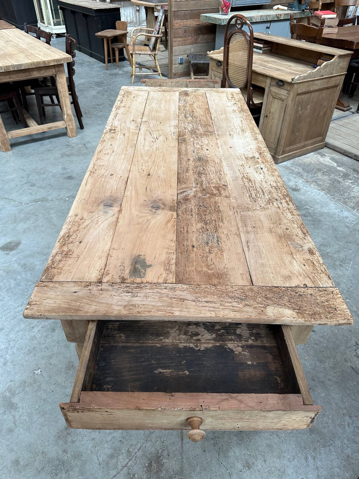 19th century farmhouse table