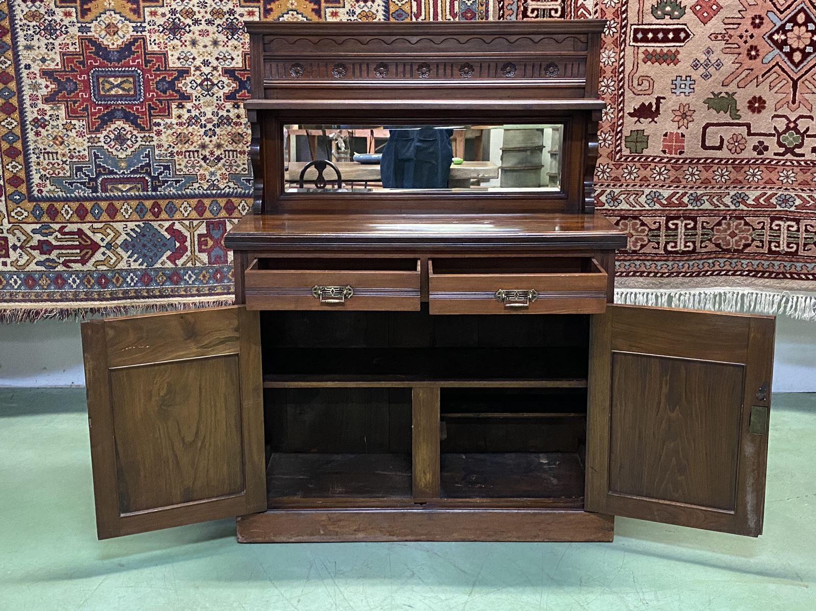 English walnut buffet from the 1930s