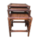 Tables gigognes bambou