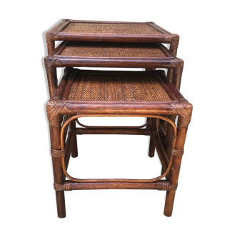 Bamboo trundle tables