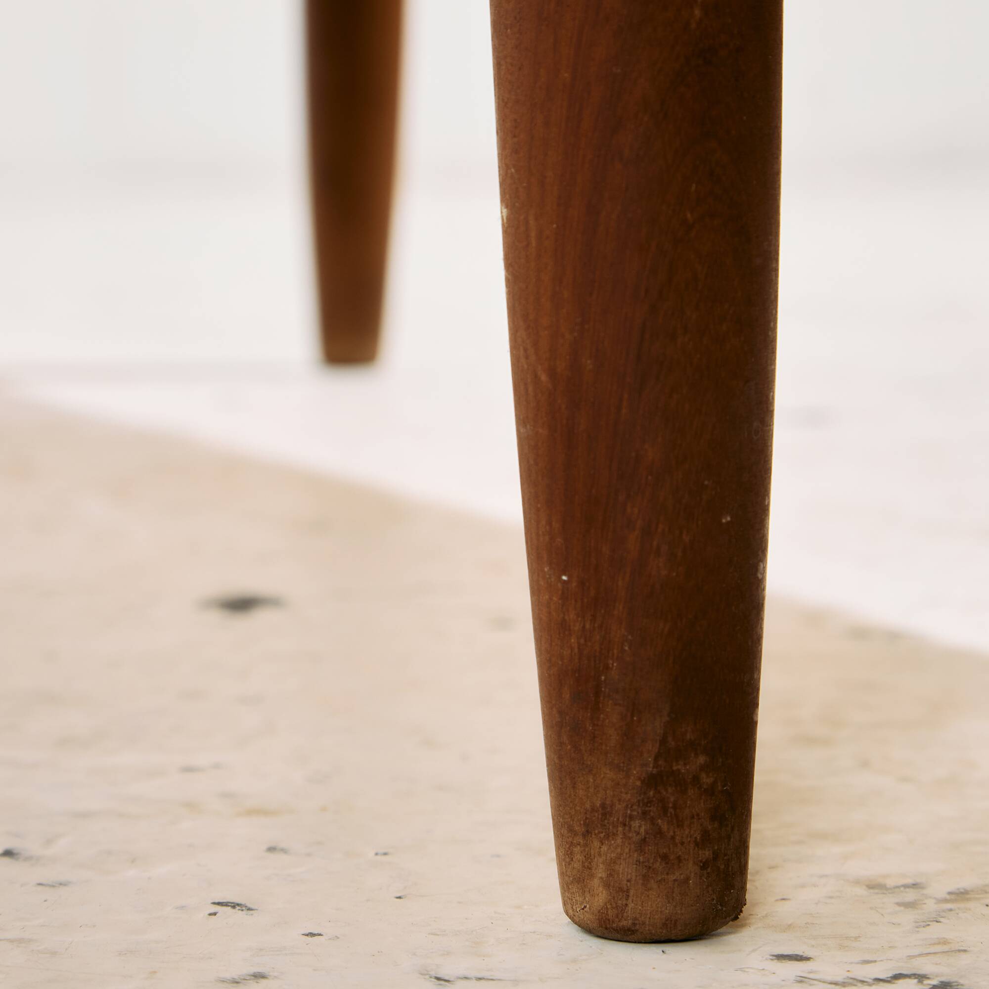 Teak dresser with six drawers