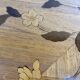 Side table marquetry in rosewood