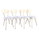 Set of 4 chairs in formica
