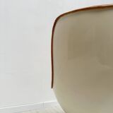 1960s Vintage leather 'Karate' Chair Set by Michel Cadestin for Airborne