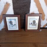 Pair of naive paintings