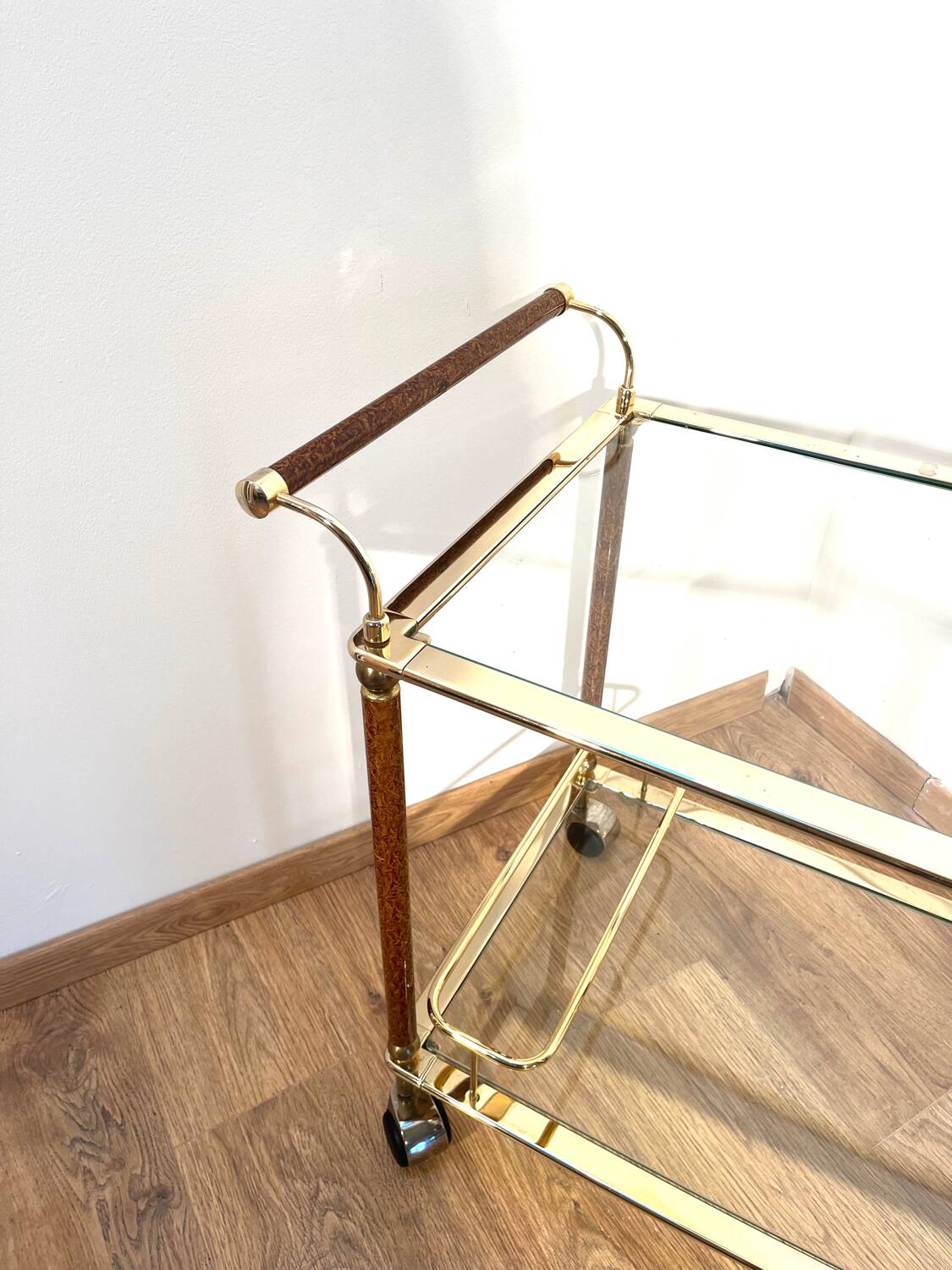 Vintage Lancel bar cart