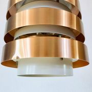 Hanging lamp in copper and metal 1960s