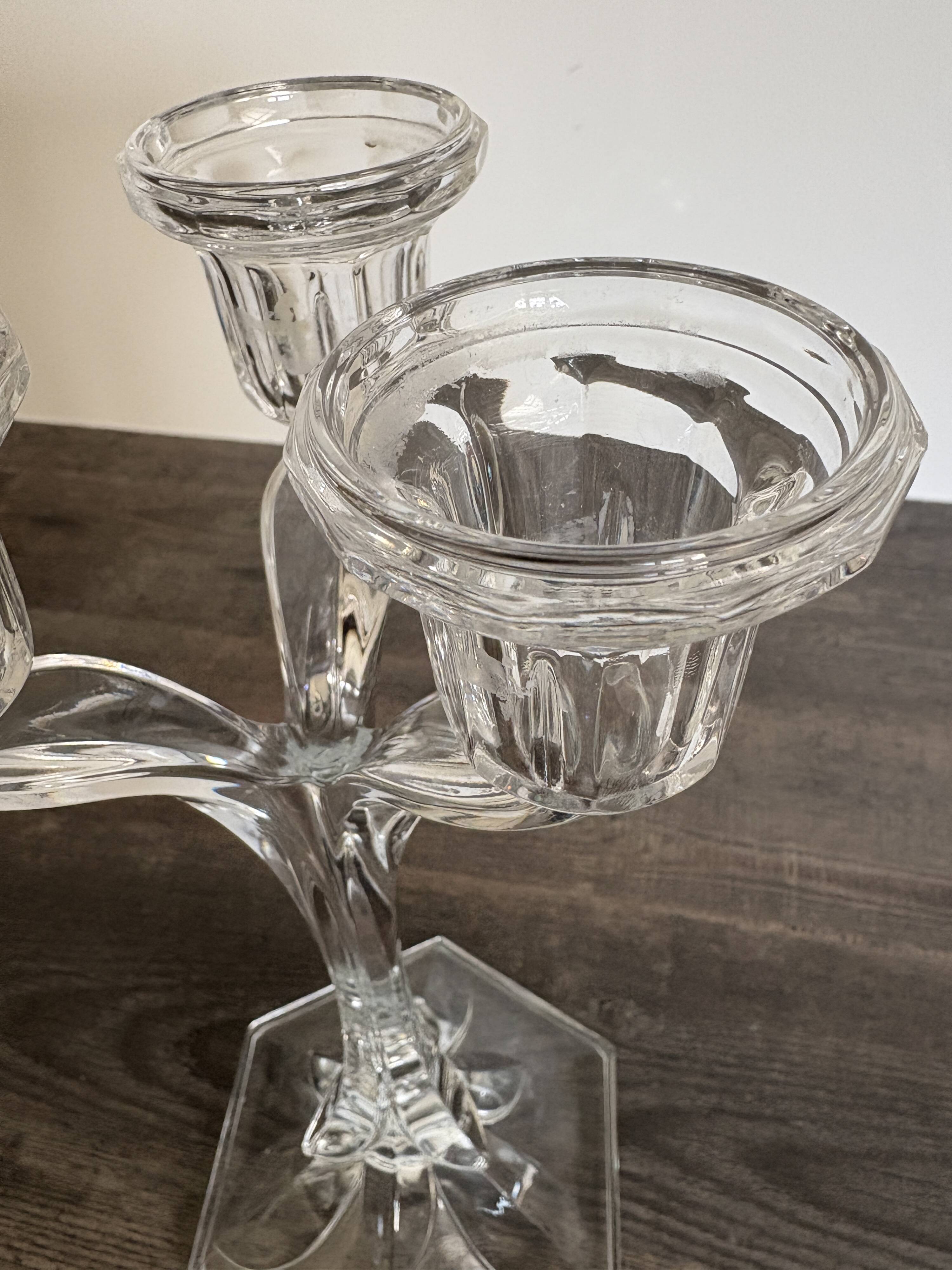 Vintage decorative chandelier Crystal d'Arques